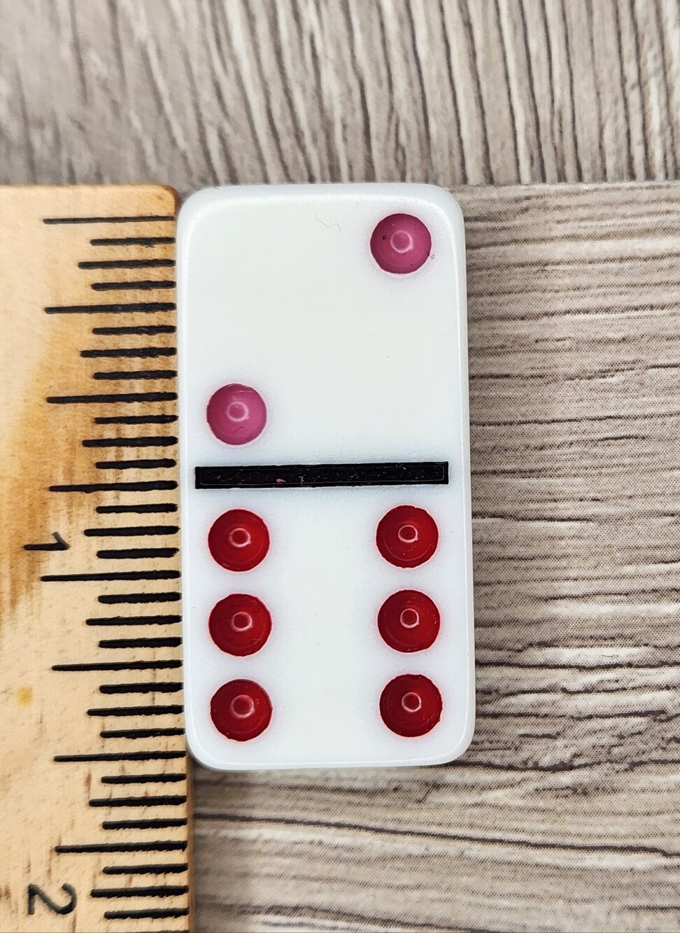2:6 Replacement Domino Large Dot Shiny Color 1½ X ¾ X ¼ Dominoes